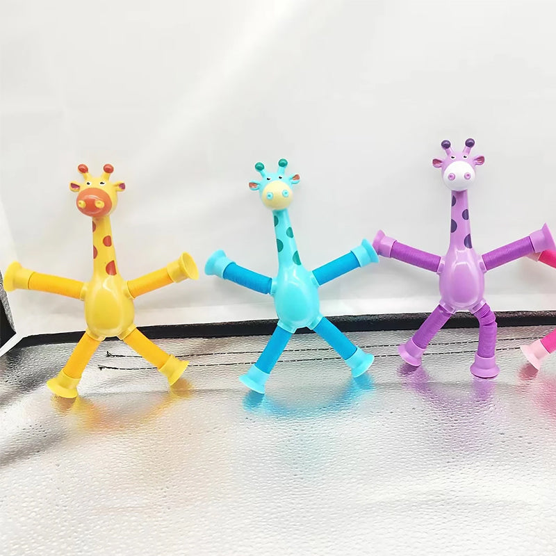 StretchGiraffe - Flexible Suction Cup Toy for Kids