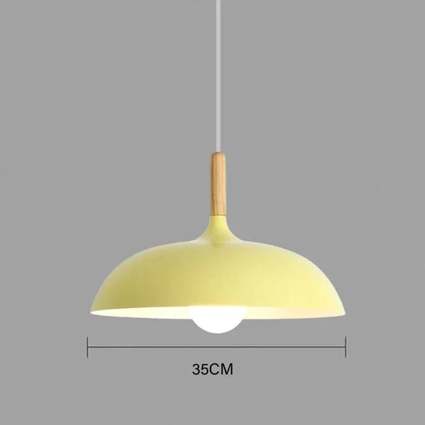 ScandiLuxe Ceiling Lamp - Scandinavian Oak Wood Design