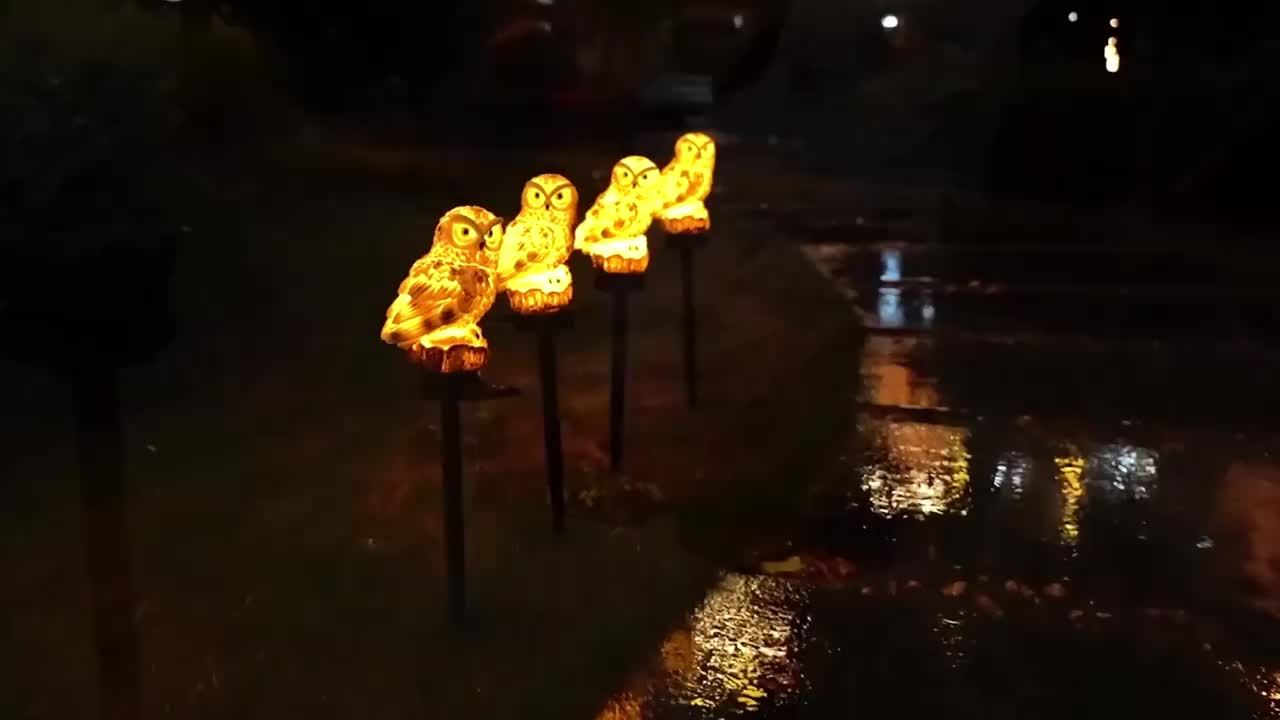 SolarOwl - Modern LED Garden Lamp with Unique Design