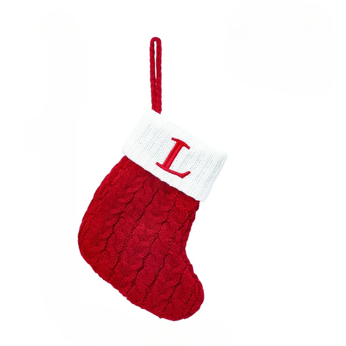 Snowflake Christmas Stockings - Festive Knitted Christmas Decorations