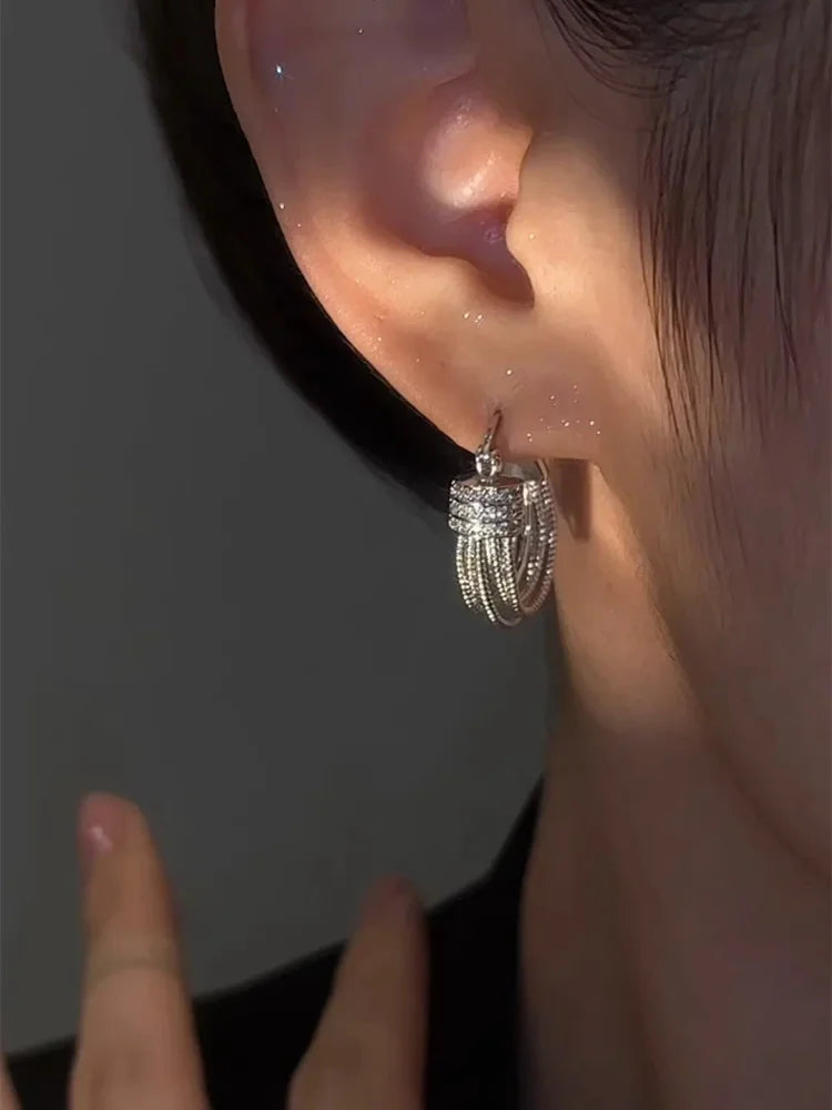 Stylish geometric earrings - Aria