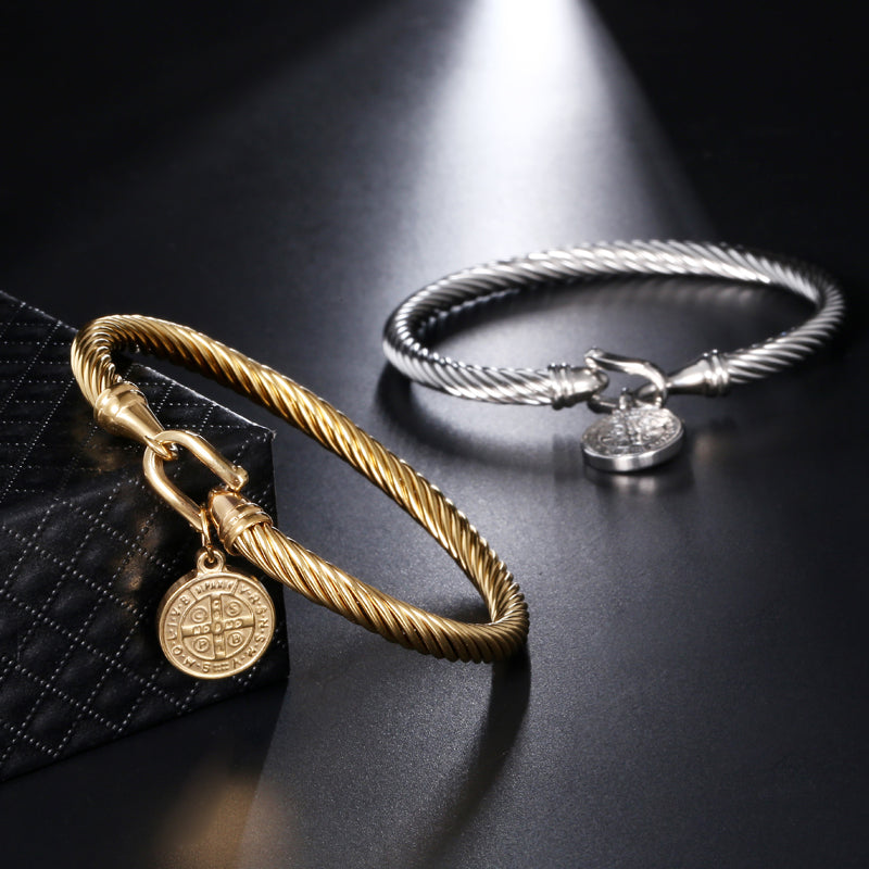 Benedetta - Elegant Saint Benedict Prayer Bracelet
