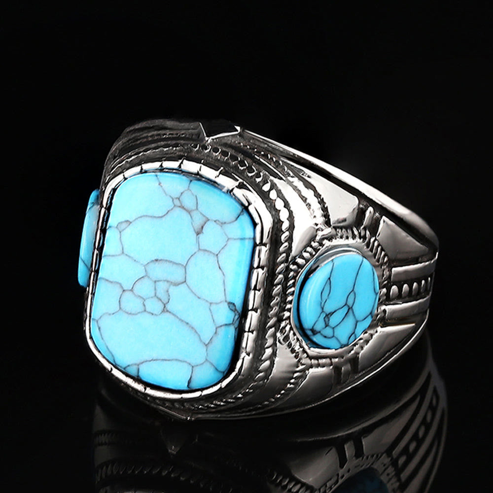 Impressive Thorin Turquoise Men's Ring