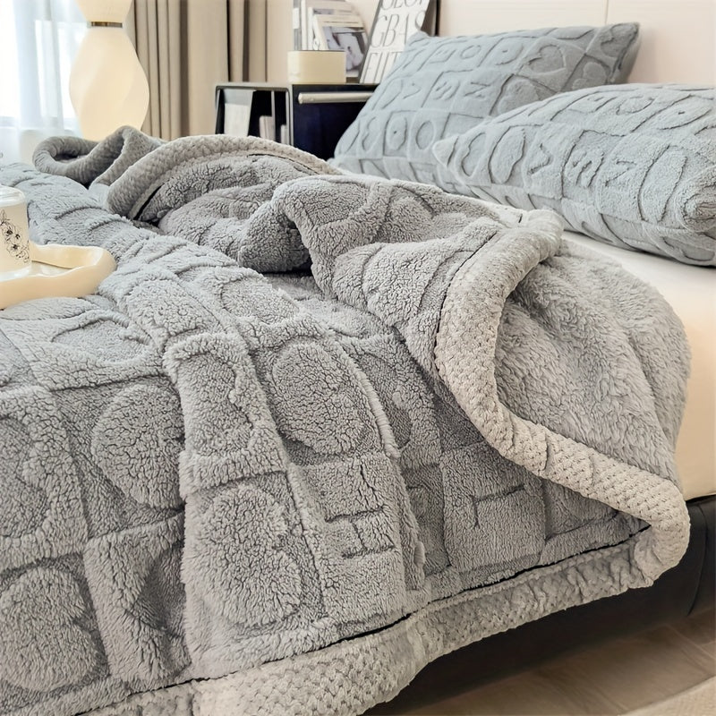 Stylish Coral Fleece Blanket for Ultimate Comfort