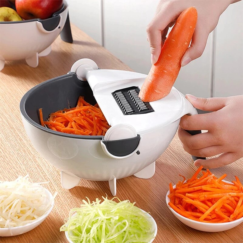 MagicChef - Multifunctional 9-in-1 Vegetable Cutter and Chopper