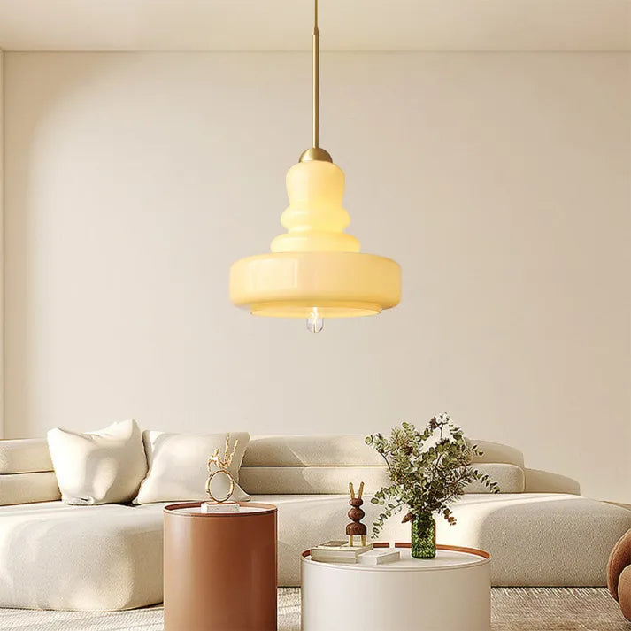 VerreCylindre Ceiling Lamp - Luxurious Glass Pendant Lamp with Modern Designer