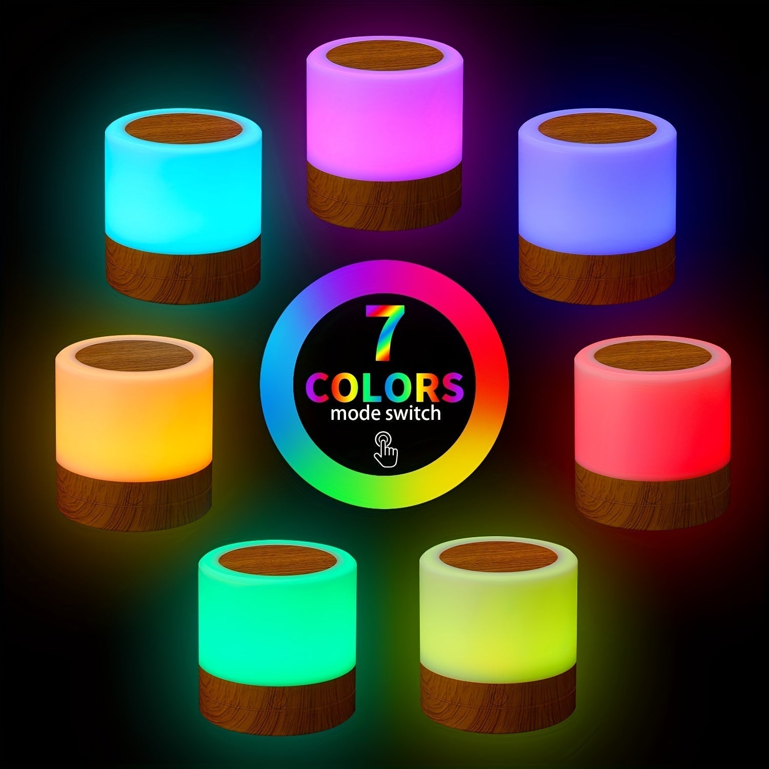 LightAura - RGB Touch Table Lamp with Remote Control
