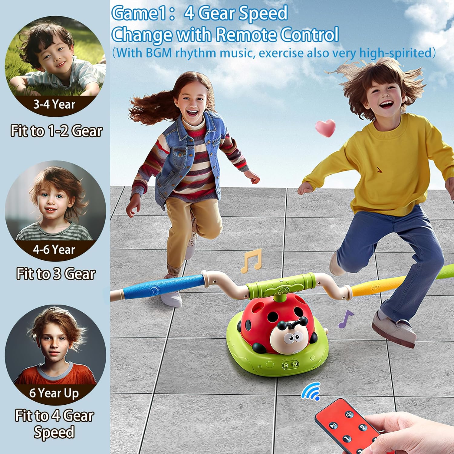 3-in-1 Ring Toss and Rocket Game - An Exploration of Adventure