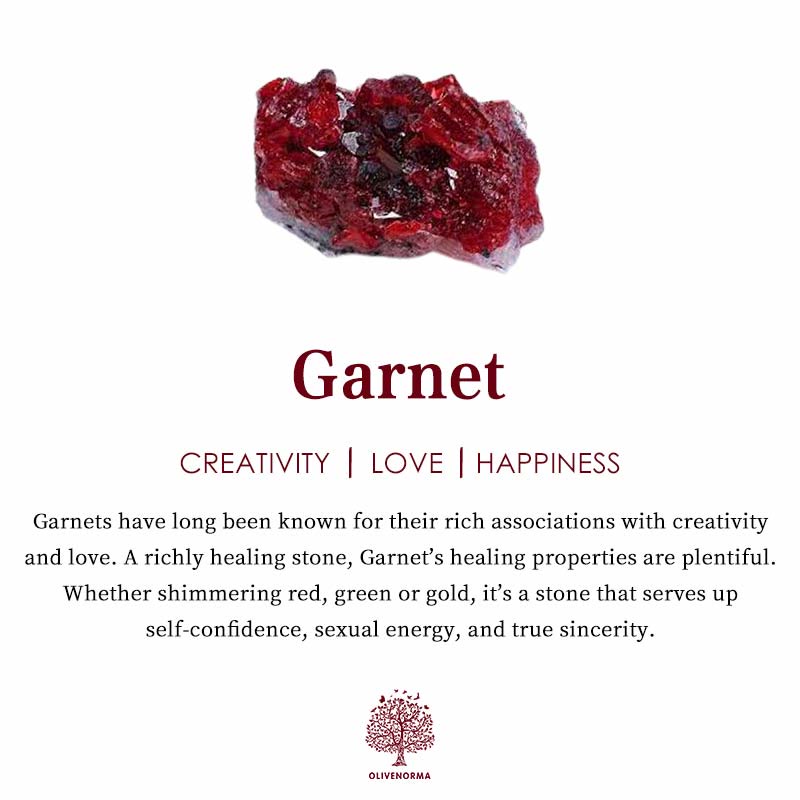 Elegant Garnet Birthstone Jewelry Set - Liora's Enchantment 