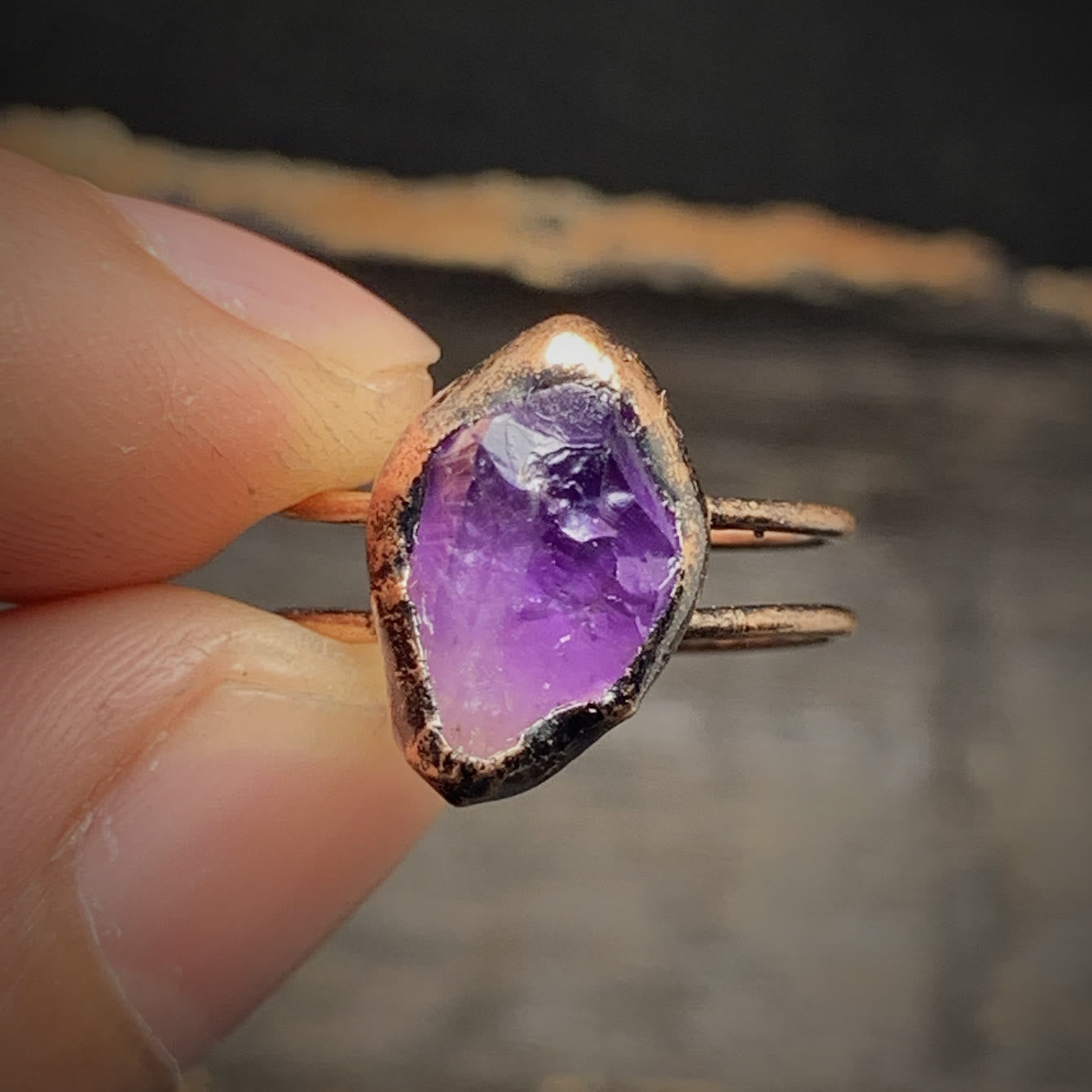 Elegant Natural Birthstone Ring - Selina 