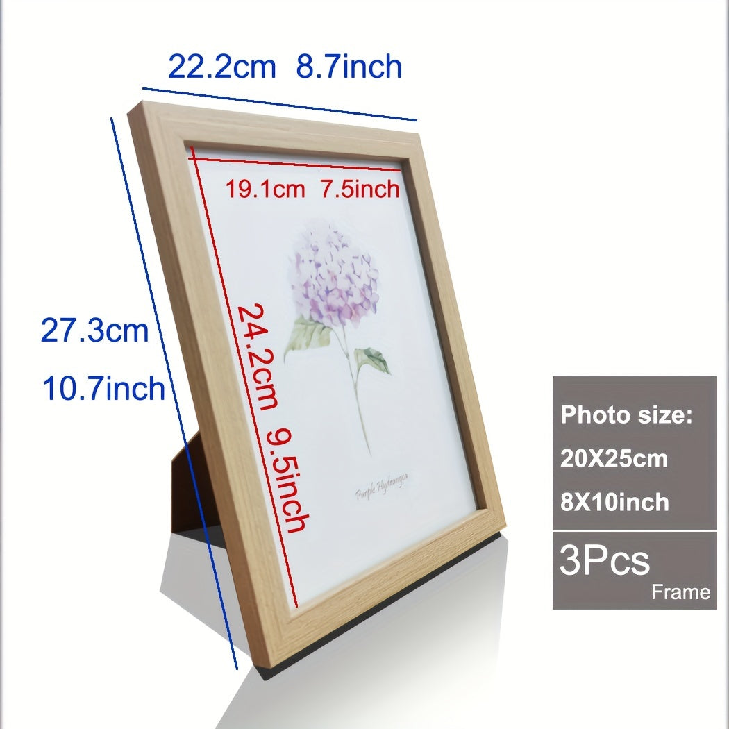 Timeless Memories - Set of 3 Wooden Frames