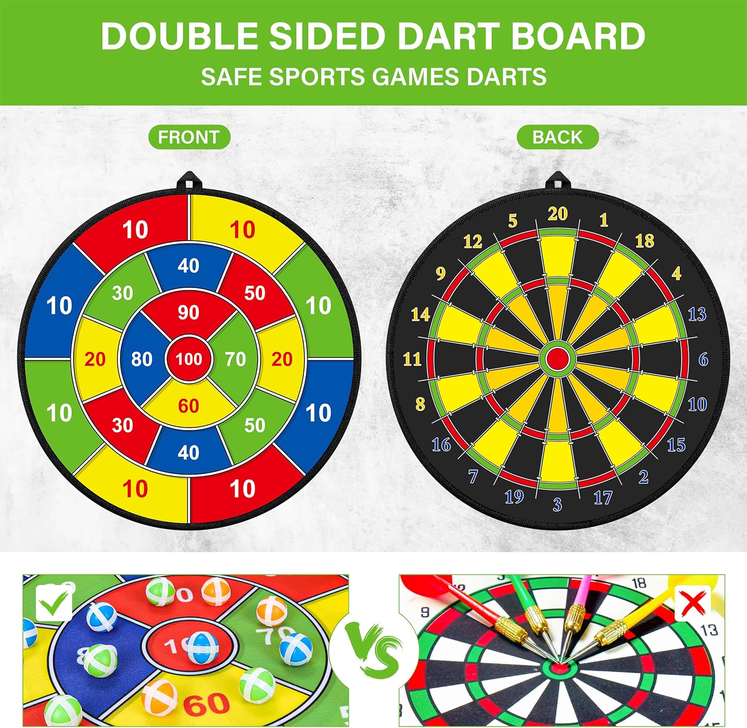 Double-Sided Darts Game for Kids – Play, Learn and Relax