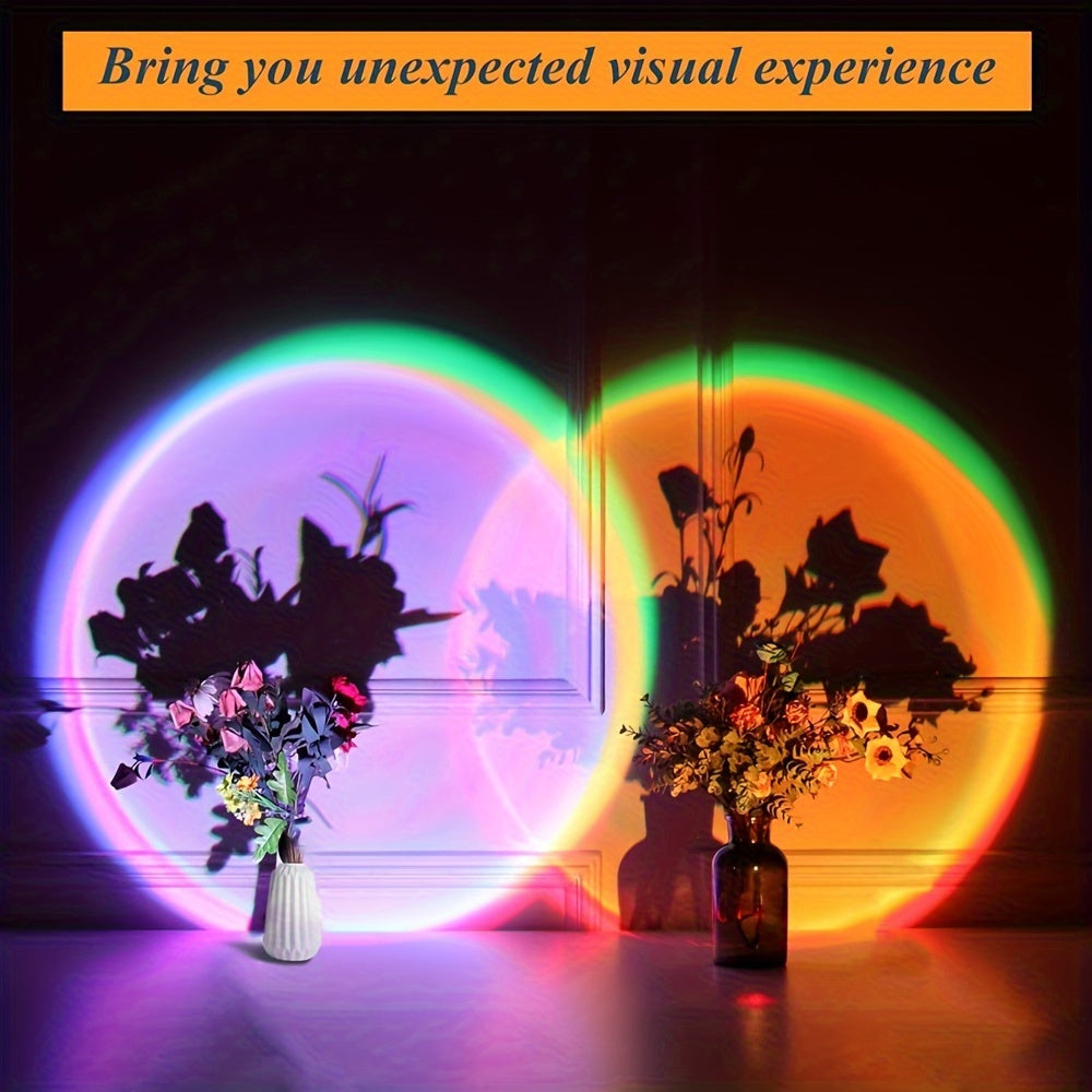 SunGlow Projector Lamp - 16 Colors with Remote Control