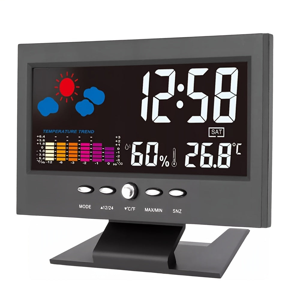 TimeSense – Slim Digital Alarm Clock with Snooze