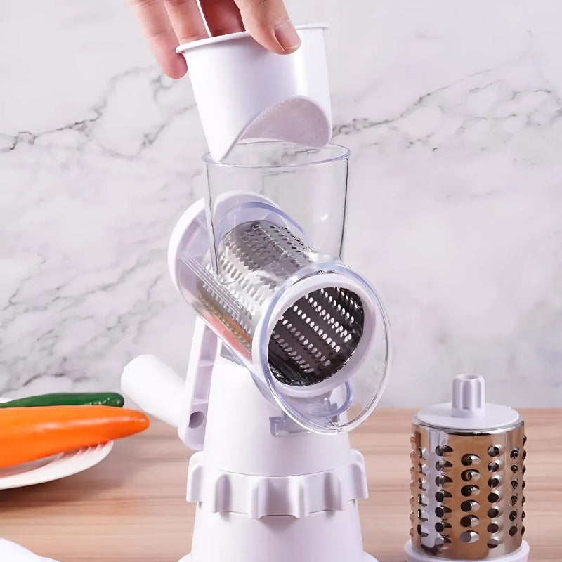 VeggieMaster Cutter - Manual Vegetable Cutter with 3 Blades