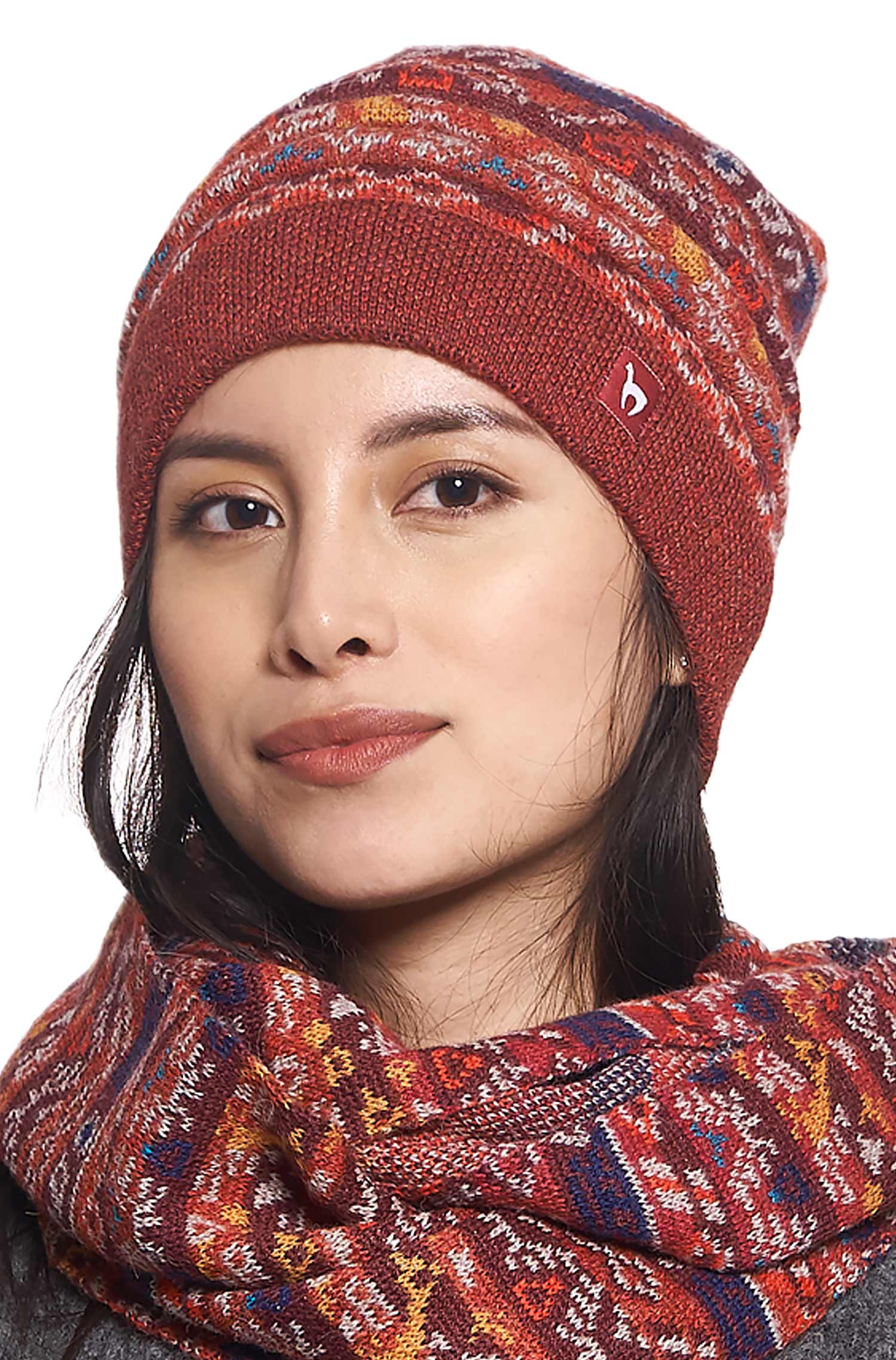 AlpacaFit Beanie - Luxurious 100% Jacquard Beanie