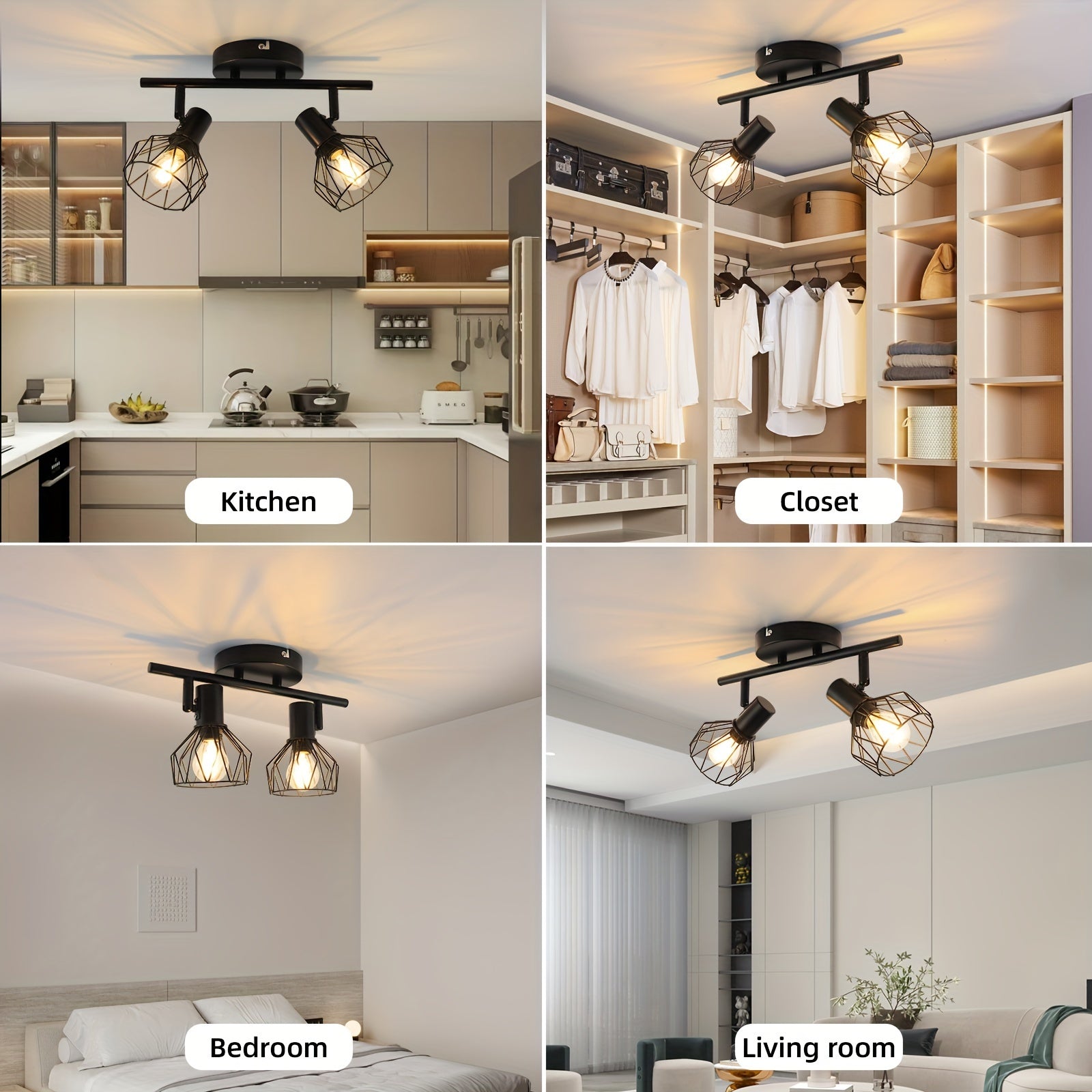 SpotFlex Light – Adjustable LED Ceiling Light with 2 Balls