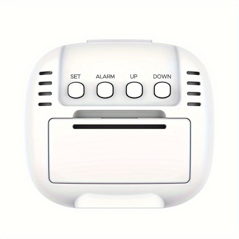 TimeView Clock - Stylish Mini Alarm Clock with Temperature