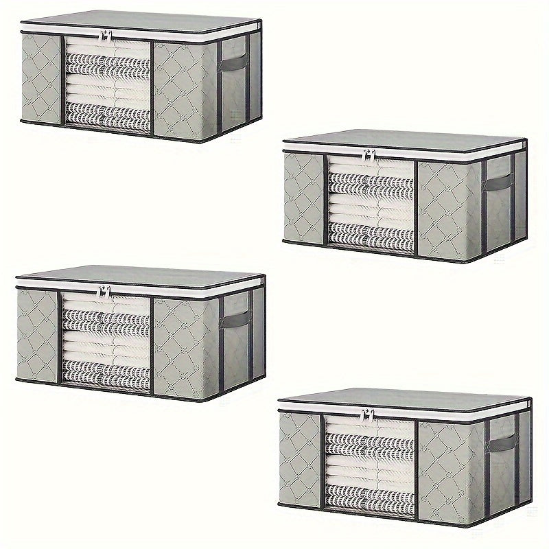 SmartStore - Foldable Storage Bags Set of 4 for Clothes and Bedding