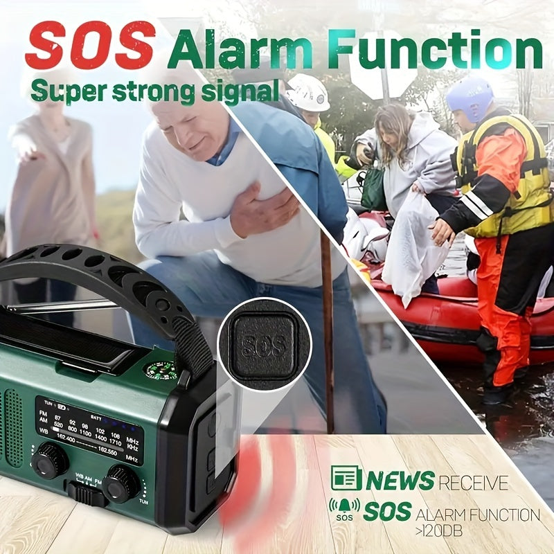 SurvivorPower - Durable Emergency Radio with Multiple Functions