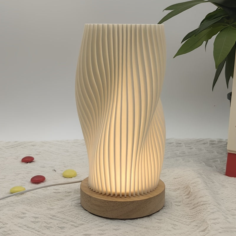 CozyLight – Dimmable LED Night Light with Wood
