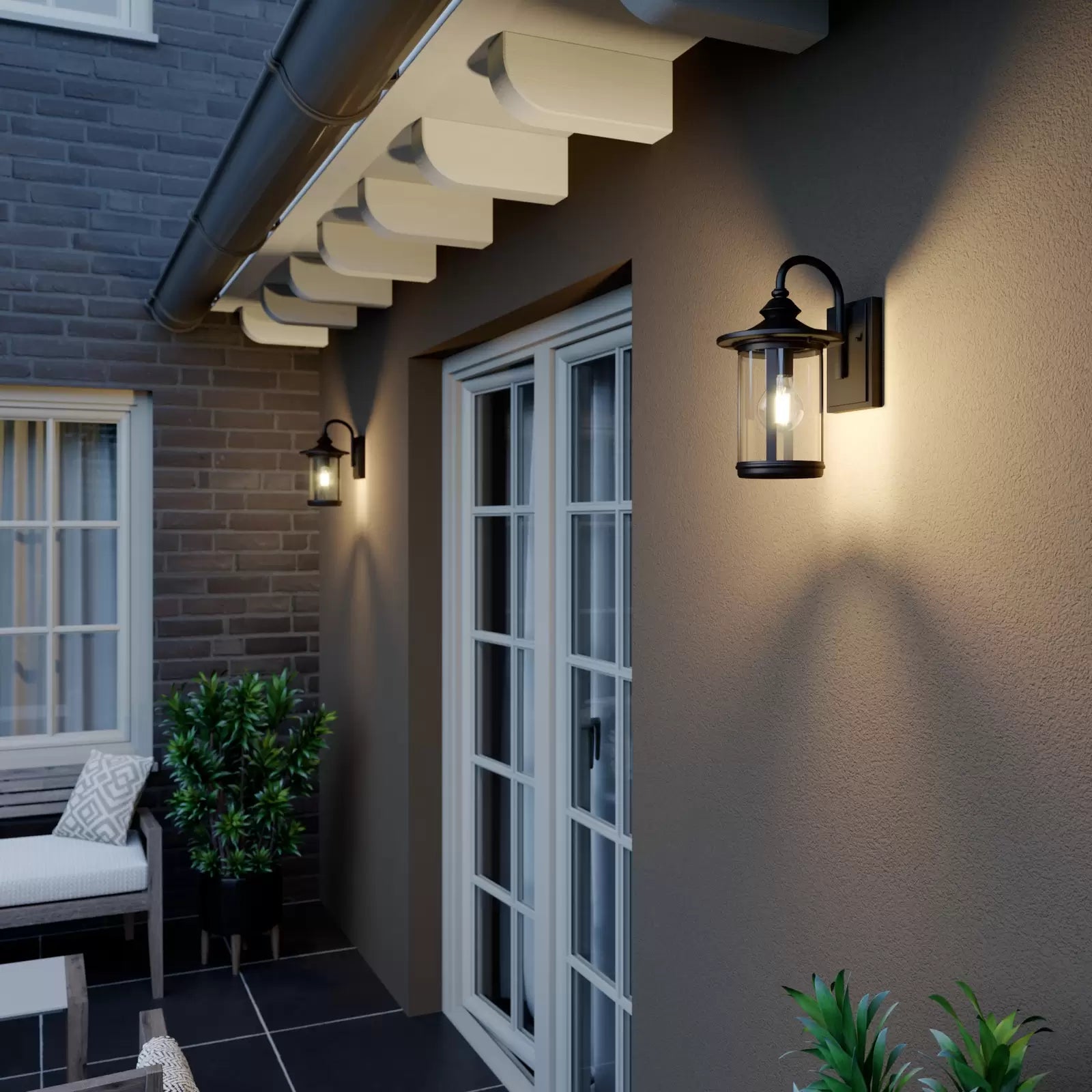Zayn - Elegant Outdoor Wall Lamp with Vintage Charm