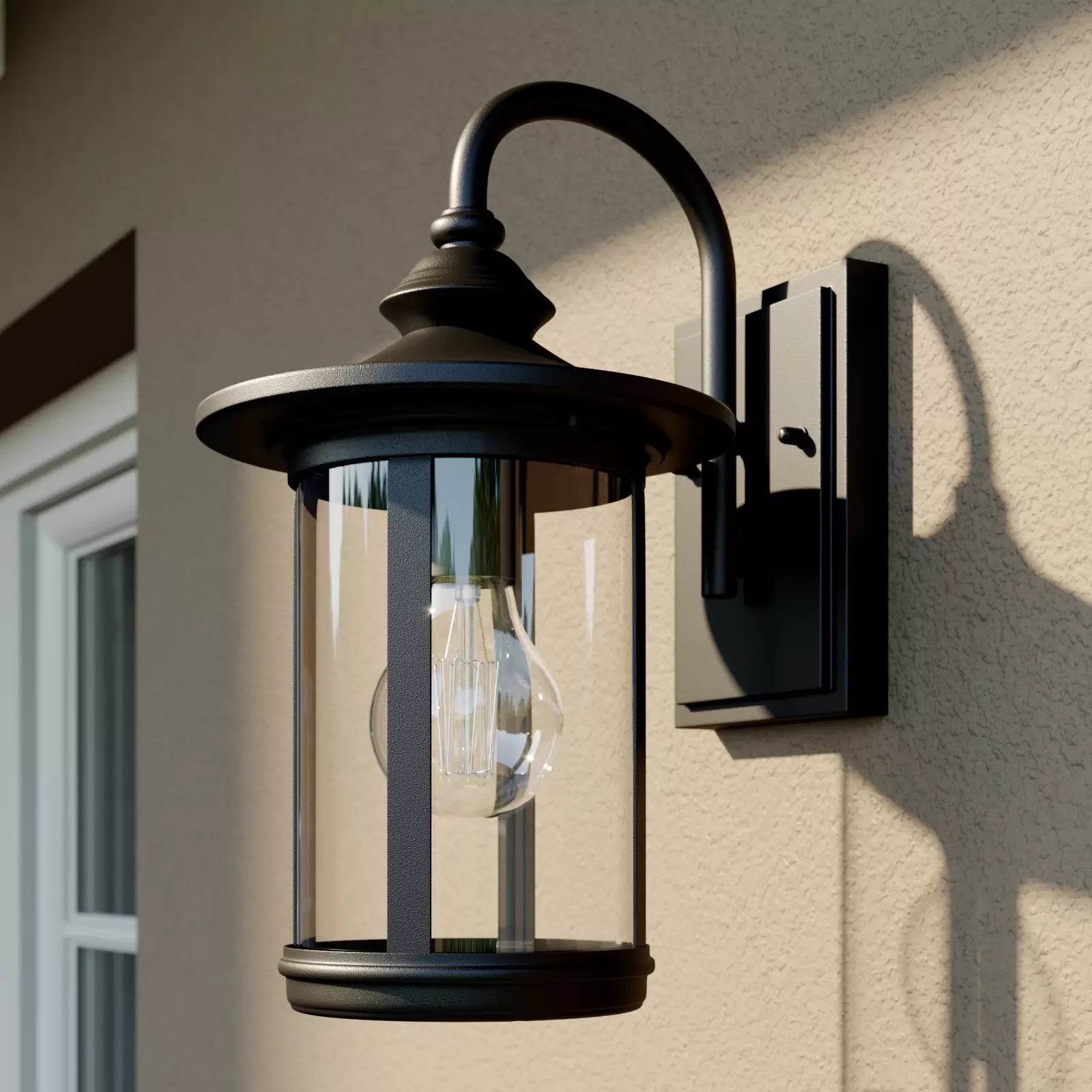 Zayn - Elegant Outdoor Wall Lamp with Vintage Charm