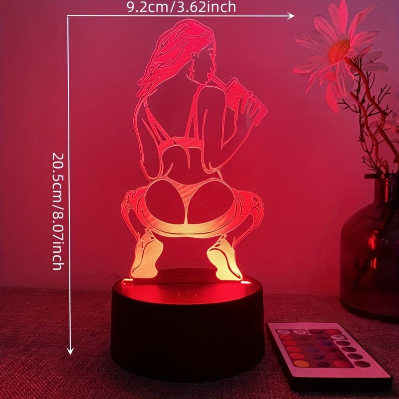 DecoLamp - Stylish 3D Table Lamp with Color Choice