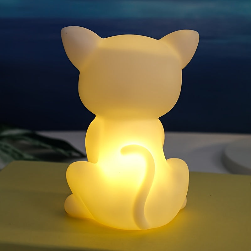 KittyGlow Lamp - Cute LED Table Lamp with Wireless Power Supply