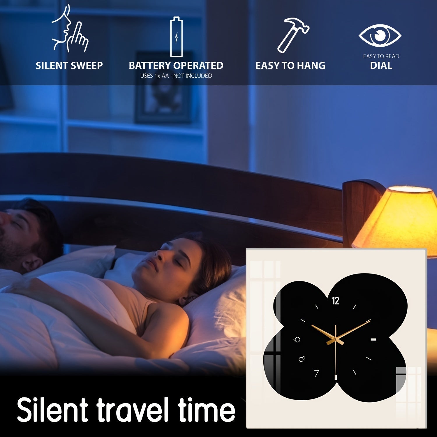 FloralTime Clock - Elegant Wall Clock with Flowers