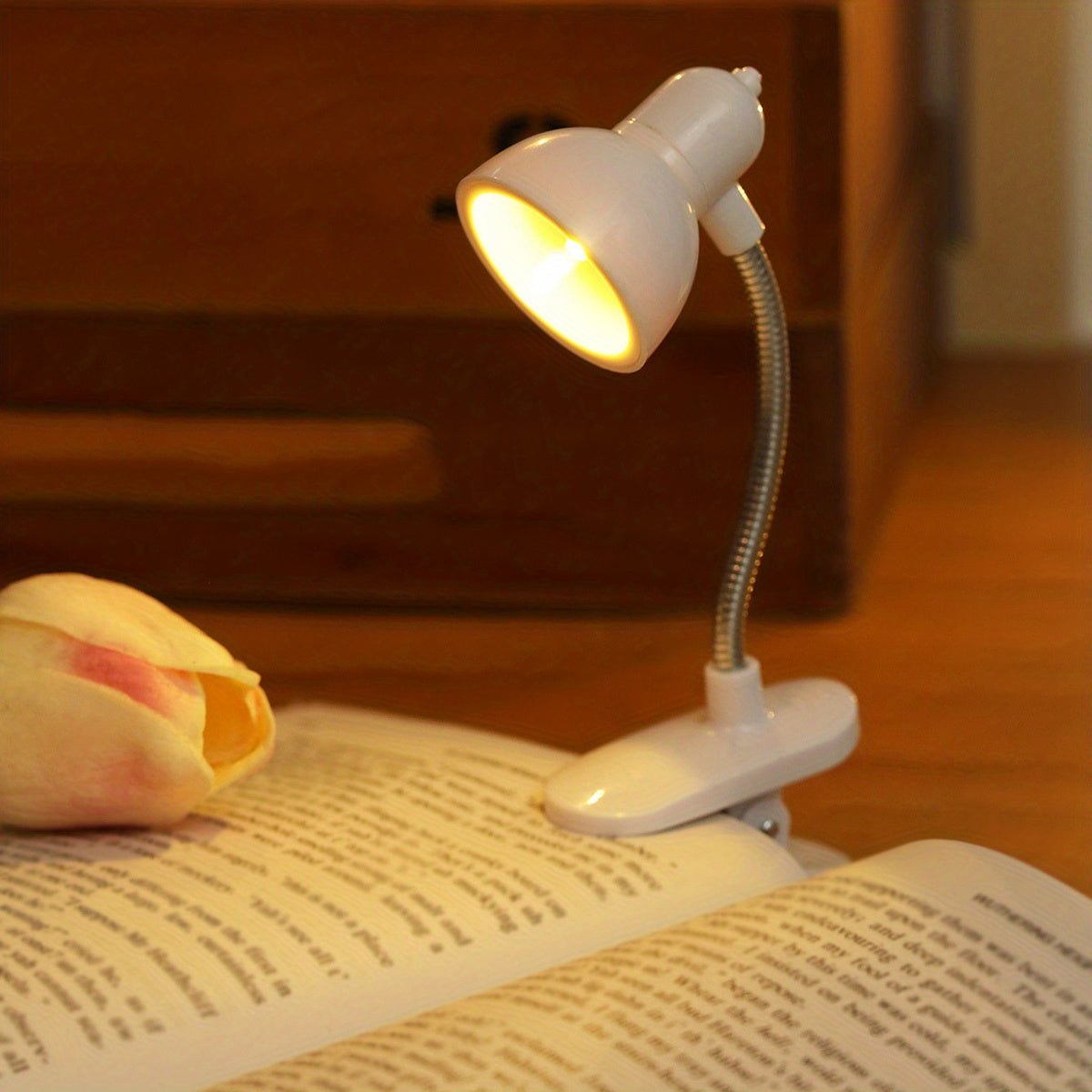 MiniGlow Lamp - Portable Clip-On Light for Reading