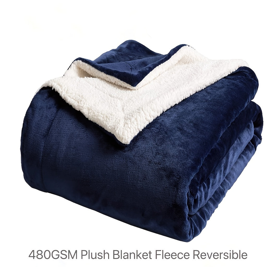 Chic Sherpa Fleece Blanket for Optimal Comfort