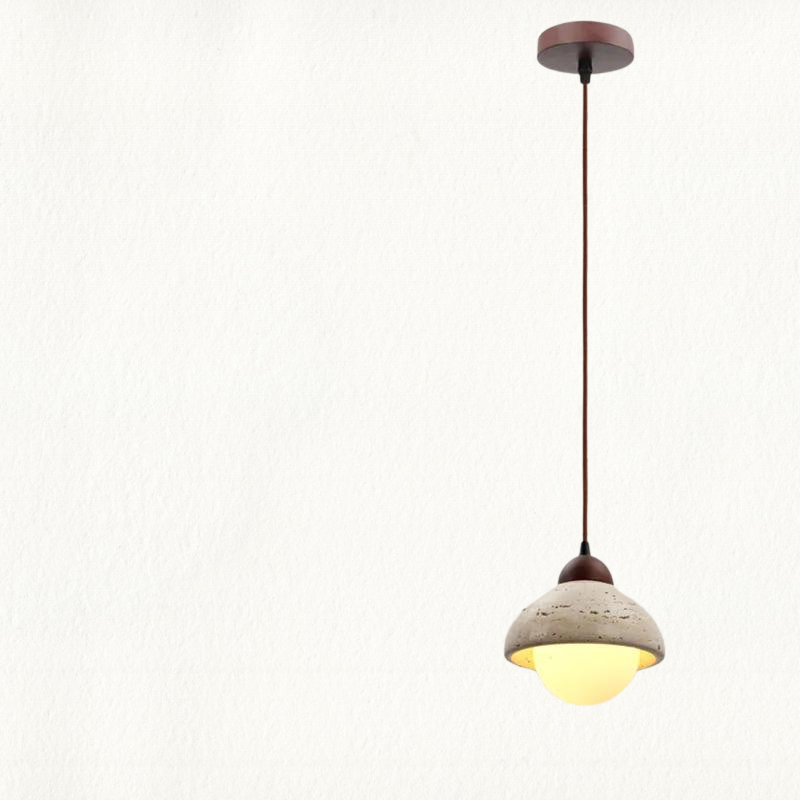 TranquilGlow Chandelier - Wabi Sabi Luxury Lighting