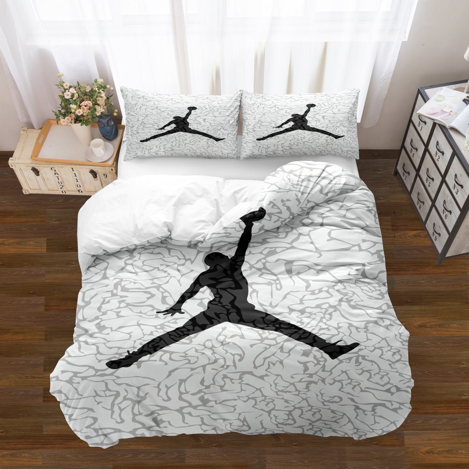 Sporty Luxury Basketball Bedding Set - Ultimate Sleeping Comfort