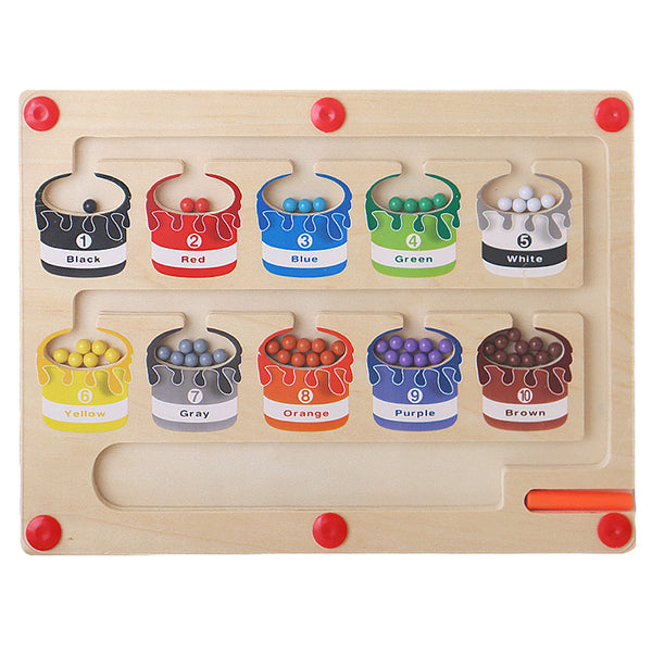 ColorMaze - Creative Magnetic Color and Number Maze