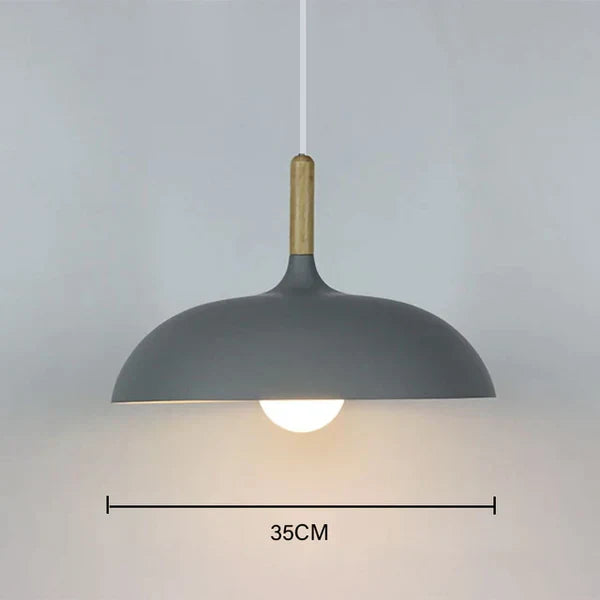 ScandiLuxe Ceiling Lamp - Scandinavian Oak Wood Design