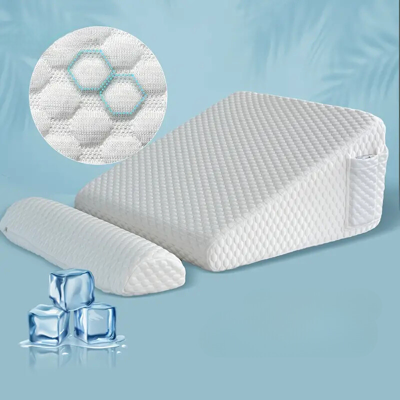 SleepAlign Pillow - Ergonomic Neck Roll With Cooling