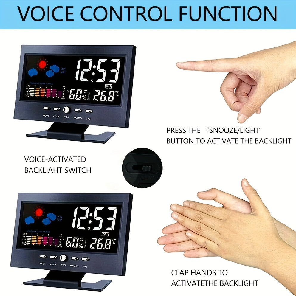 TimeSense – Slim Digital Alarm Clock with Snooze