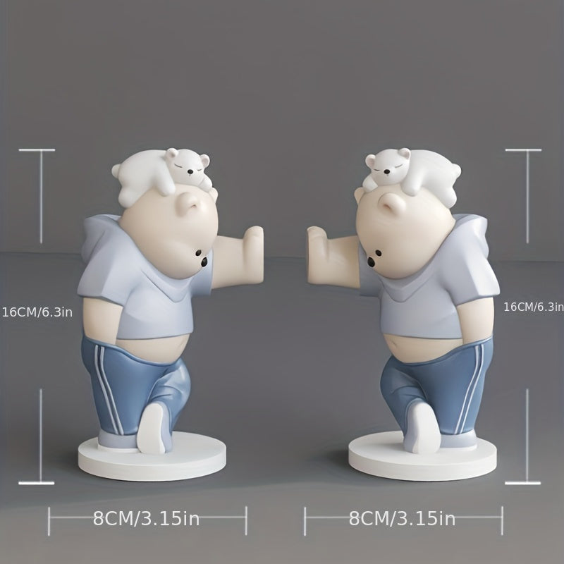 CharmingBear – Playful Resin Bookends for Decoration