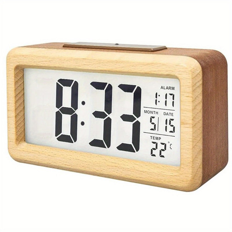 WoodChrono – Stylish Wooden Clock with Calendar