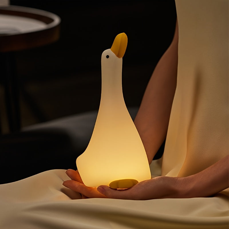 DreamDuck Lampa - silikon nattlampa med uppladdningsbar touchsensor
