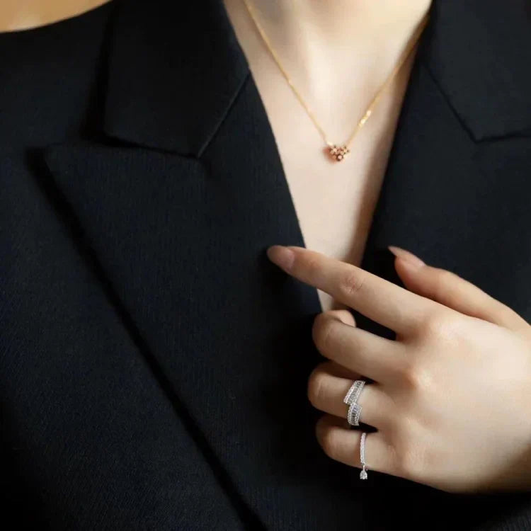 Elegant Adjustable Water Drop Ring - Isaline Collection