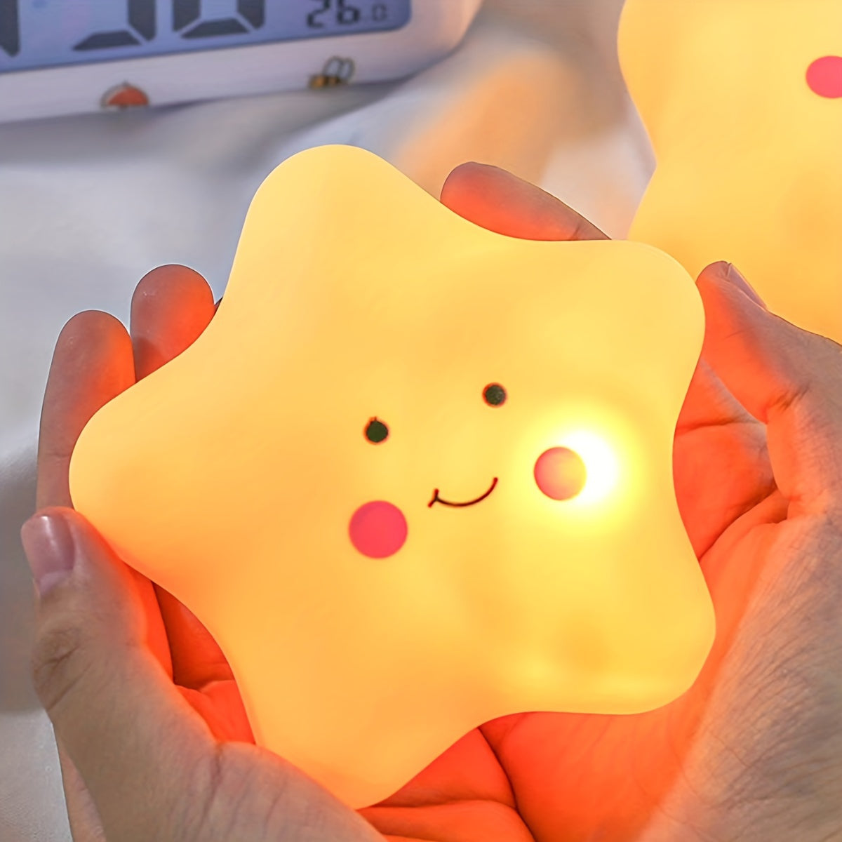 StarGlow Night Light - Magical Pentagram for Children's Rooms