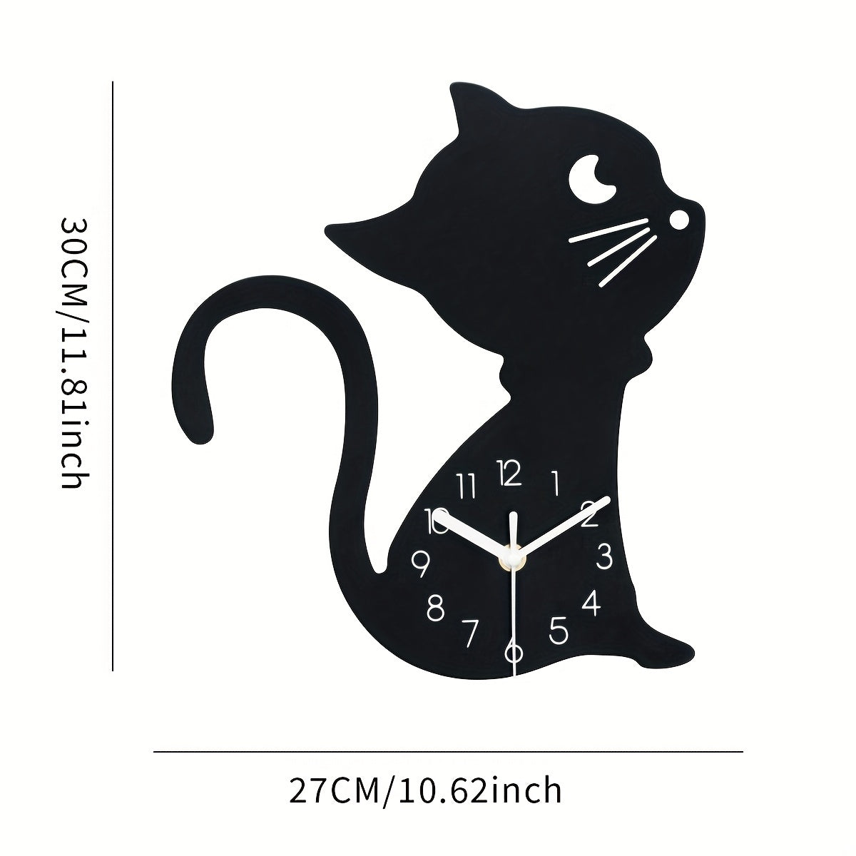 ModernPaws – Unique Cat Wall Clock for Interior Design