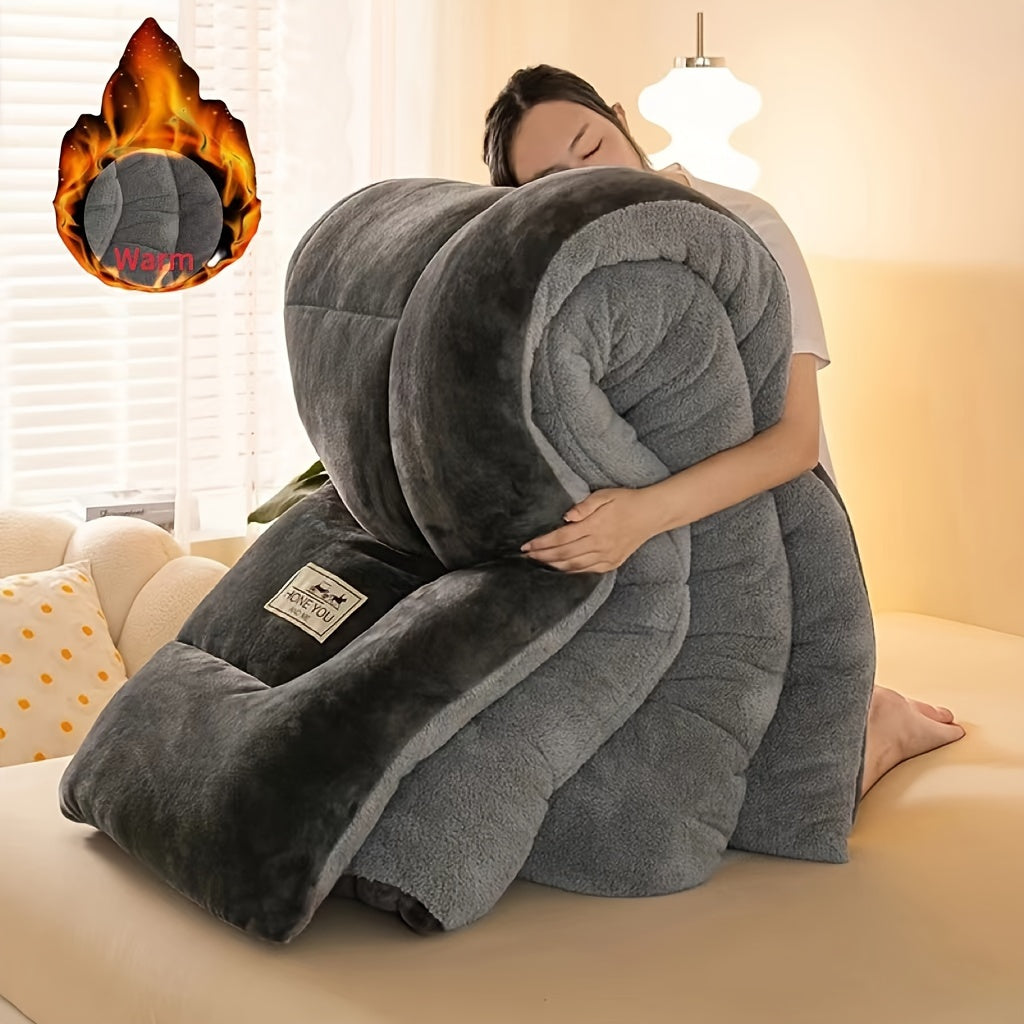 Luxuriously fluffy duvet for unparalleled autumn and winter warmth