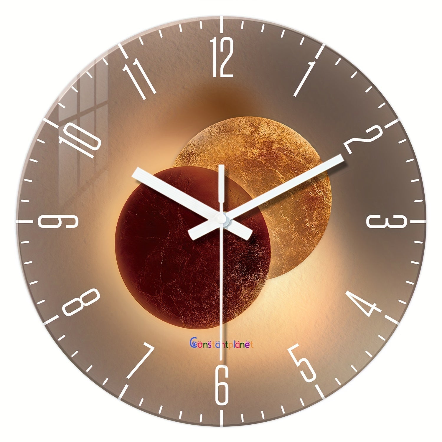 CosmicLight Clock – Design Wall Clock with Planet Theme