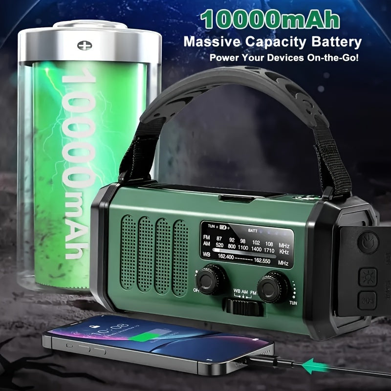 SurvivorPower - Durable Emergency Radio with Multiple Functions