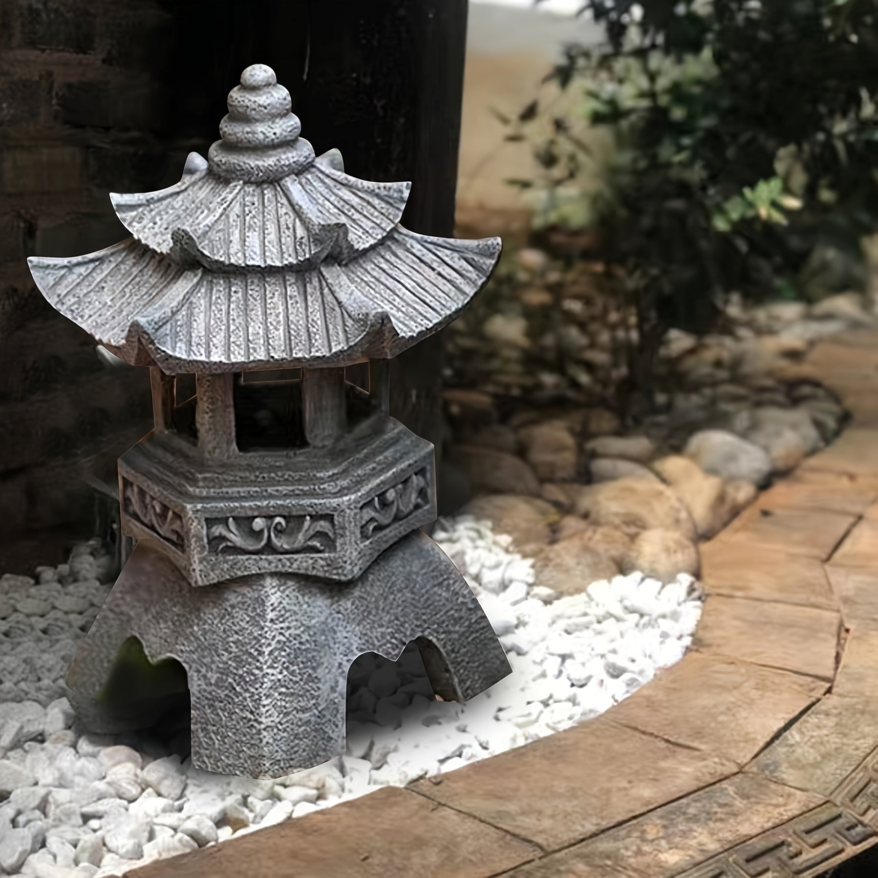LumiGlow Lamp - Zen Garden Decoration on Solar Energy
