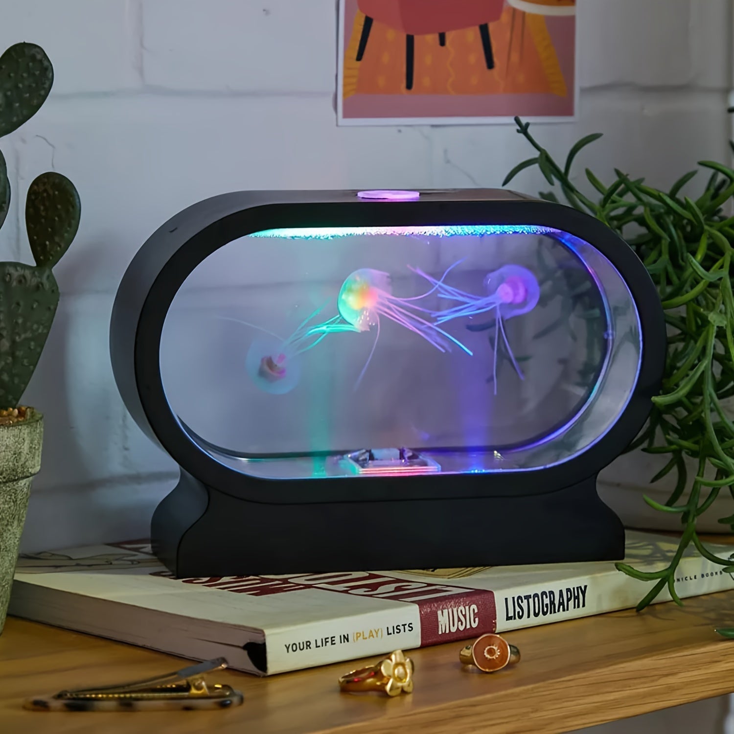 LumiJelly - LED Jellyfish Table Lamp with 3 Colors