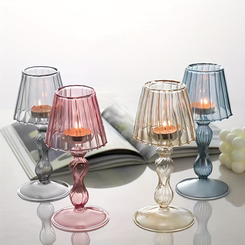 CrystalGlow – Luxurious Glass Table Lamp &amp; Candelabra